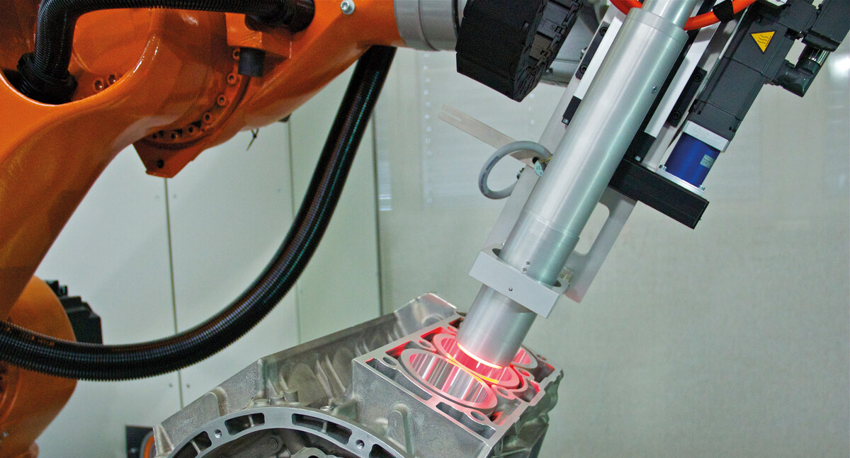 Visionline B100 - inspecție automatizată cu robot pentru blocuri motor mari