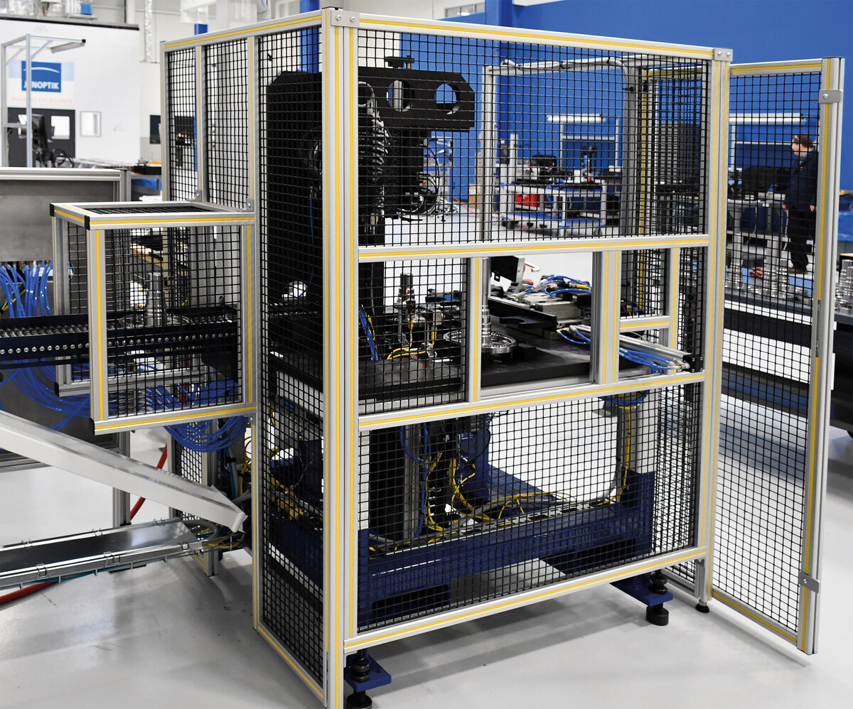 Stație complet automată Gageline - măsurare arbori cu robot