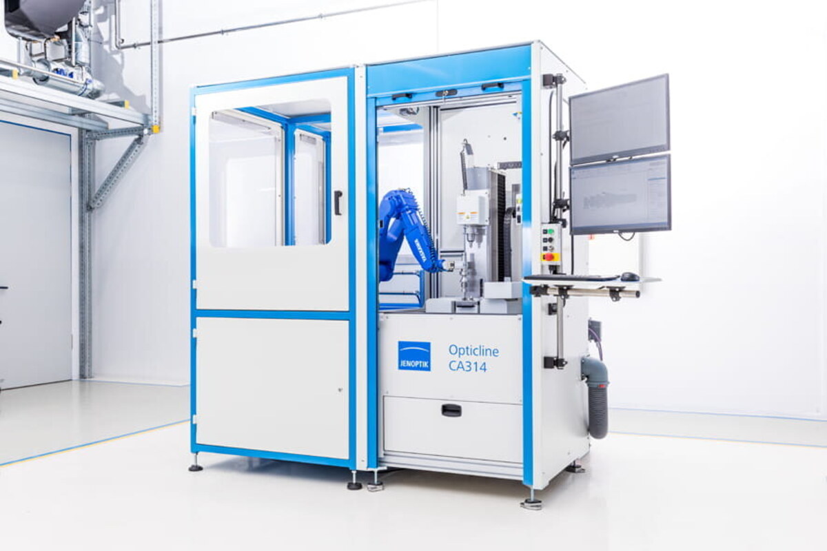 Măsurare complet automatizată cu sistemul Opticline CA314, ideal pentru controlul calității în timp real.