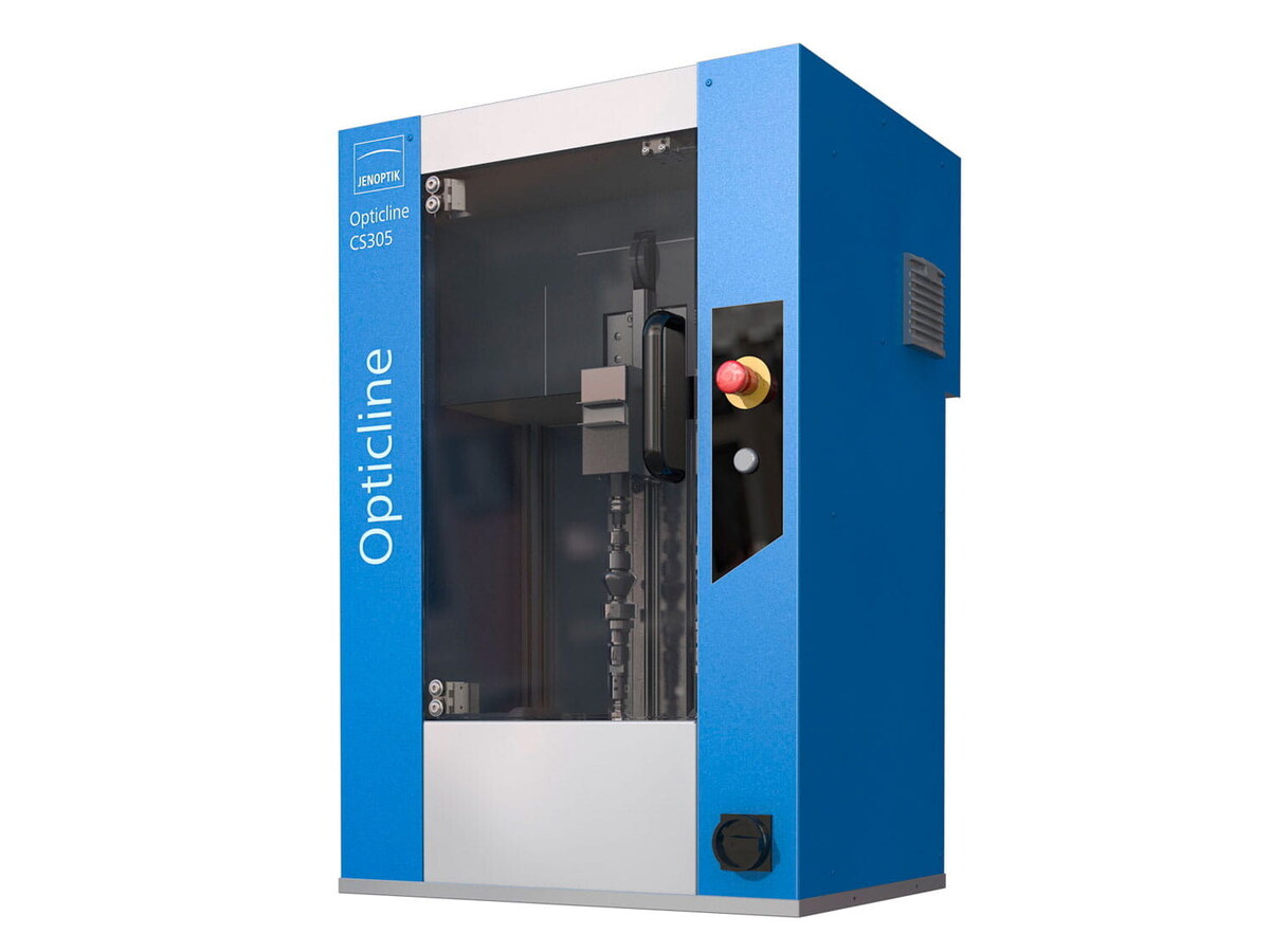 Stație Opticline CS305 cu ușa închisă pentru măsurare sigură