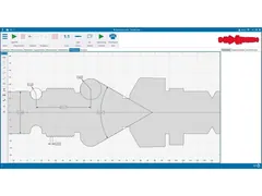 Analiză de contur arbore cu software Tolaris Optic