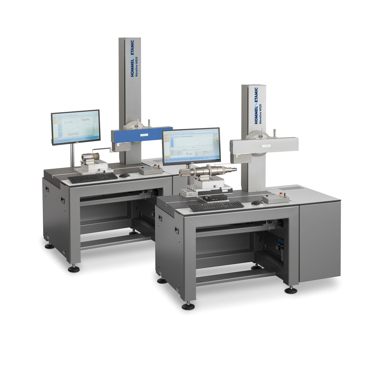 Stații Waveline W820 și W920 în paralel, cu console de control