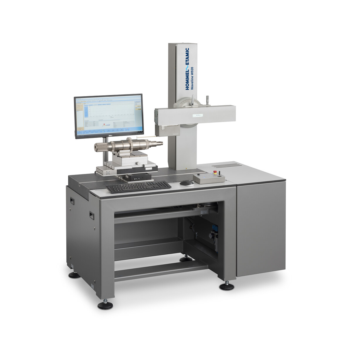 Previzualizare laterală a mesei de instrument cu Waveline W920RC Nanoscan