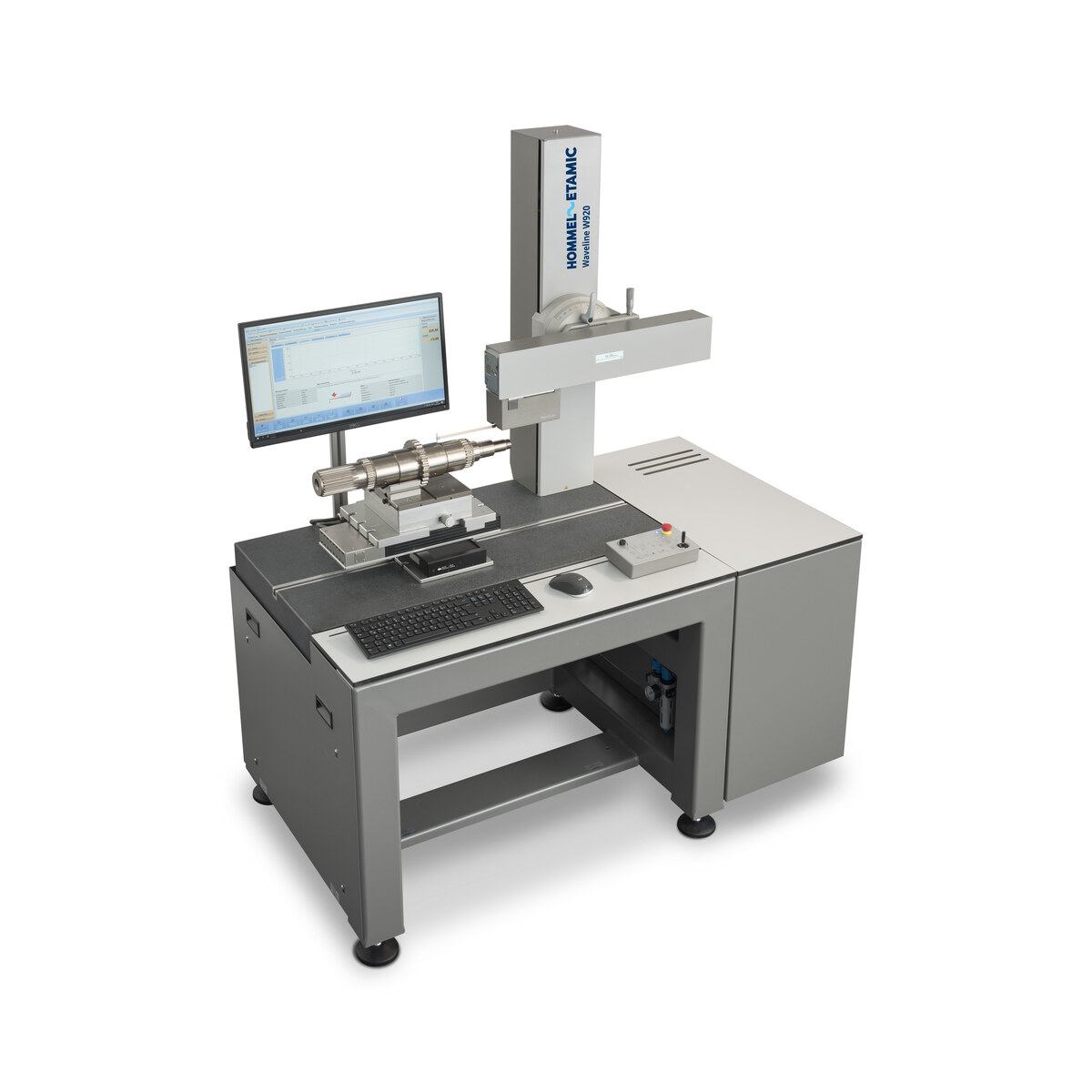 Stație Waveline W920RC Nanoscan pe masă de instrument